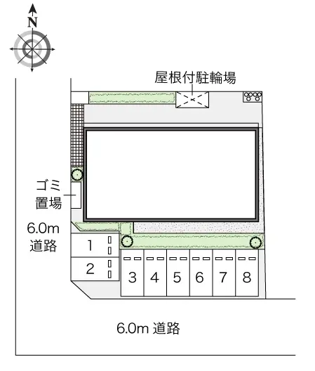 ★手数料０円★春日井市大留町５丁目 月極駐車場